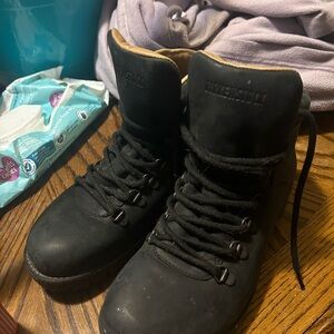 Birkenstock Black Lace-Up Boots